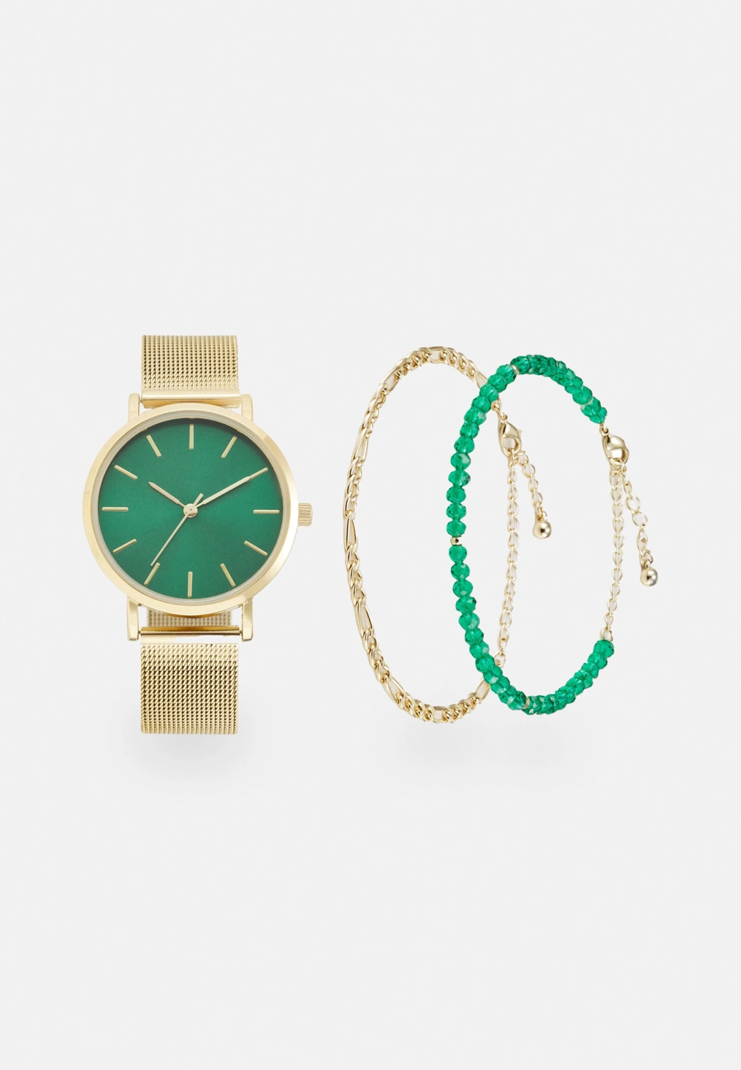 Even&Odd Set - Orologio - Gold-Coloured/Green 3 Even&Odd Set - Orologio - Gold-Coloured/Green