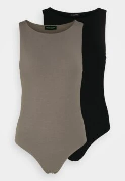 Even&Odd 2 Pack - Top - Black/Grey -Even&Odd 0793df561f034477963209799168795d