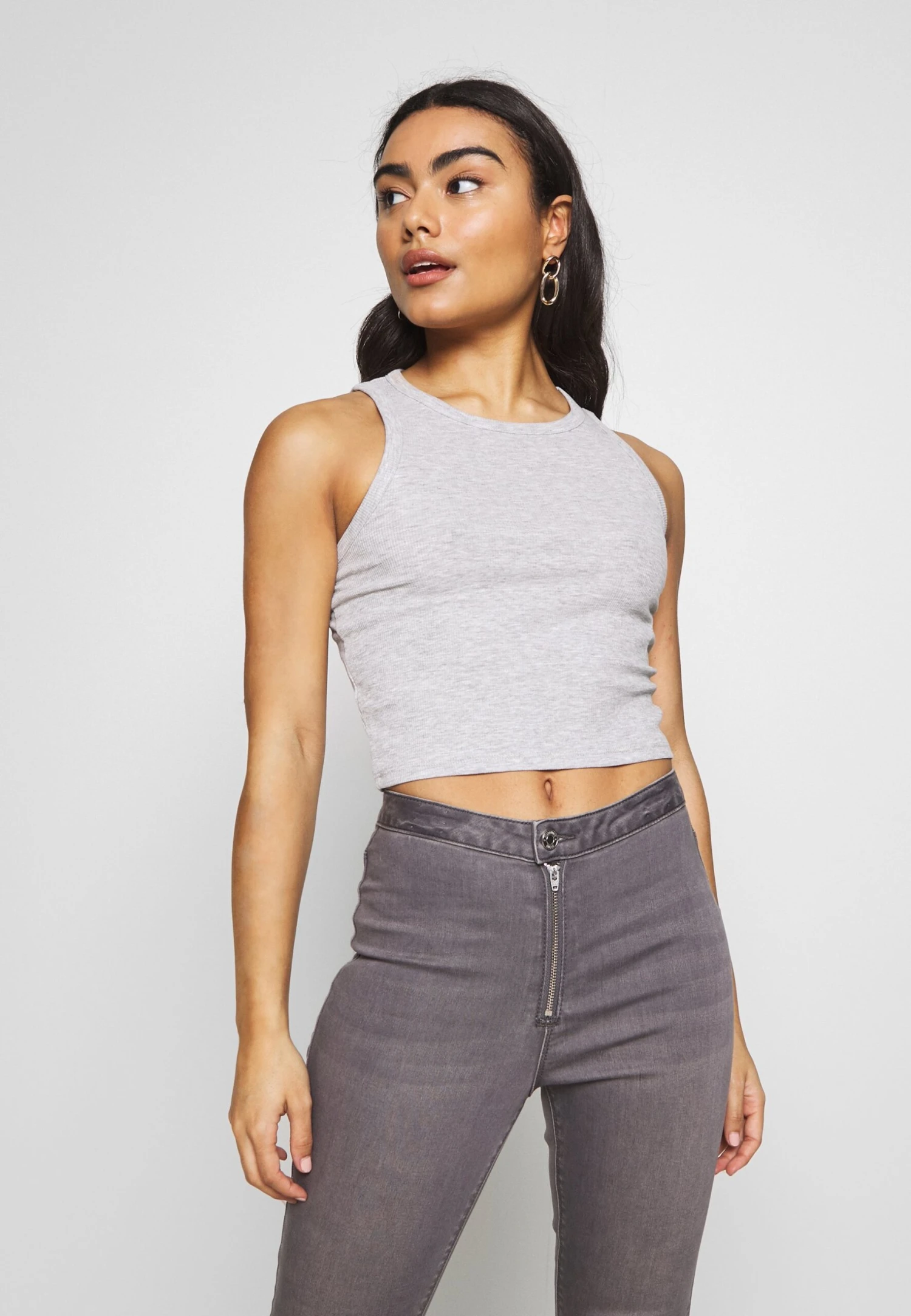 2 PackTopLight Grey/Black Donna T-shirt E Top EVF21D01W-C11 5 2 PackTopLight Grey/Black Donna T-shirt E Top EVF21D01W-C11 - immagine 3