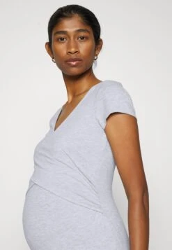 2PackT-Shirt BasicGreen/Mottled Light Grey Donna T-shirt E Top EVO29G00L-M11 -Even&Odd 14b8c5dfa37346e5b98a60044512149d