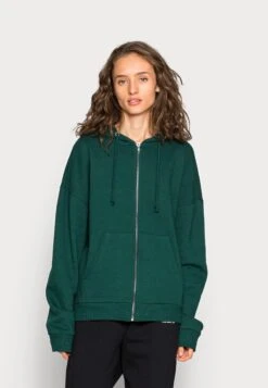Even&Odd Felpa Con Zip - Dark Green