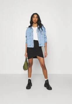 Even&Odd Asymetric Overlap Wrap Mini High Waisted SkirtGonna A TubinoBlack Donna Gonne EV421B09X-Q11 -Even&Odd 230d30b3ce344803b3579b5d22c0ca21