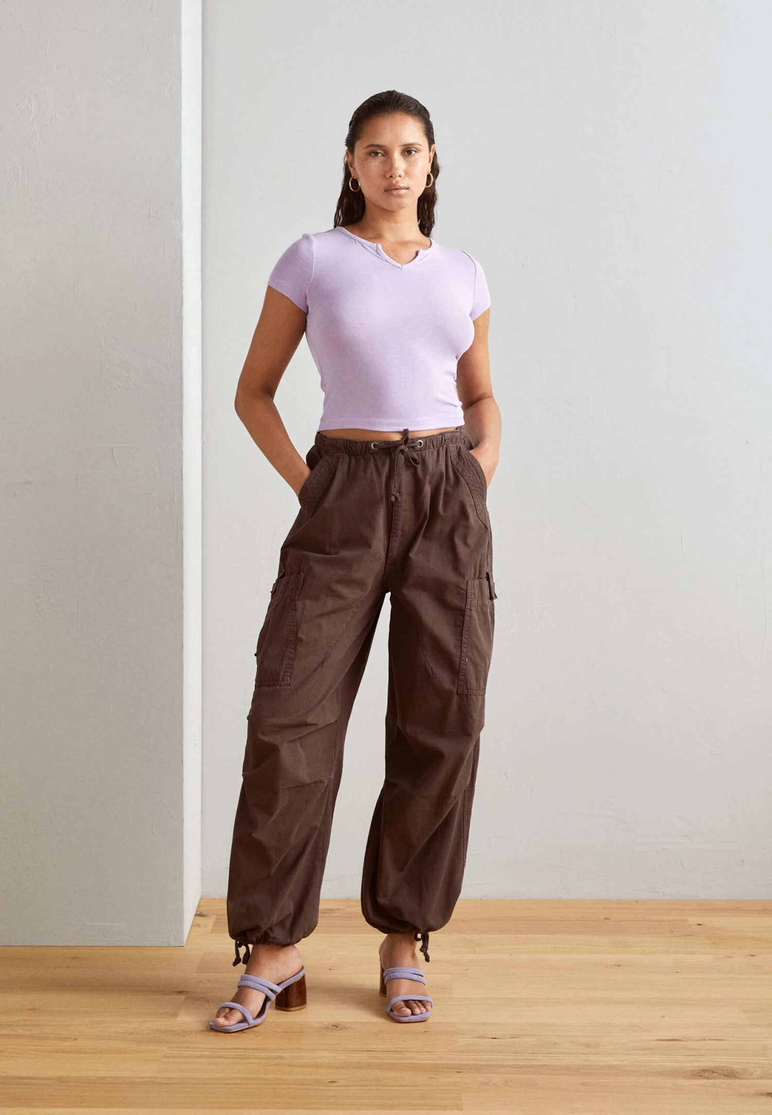 Even&Odd 2 PackT-Shirt BasicBlack/Purple Donna T-shirt E Top EV421D24U-Q11 3 Even&Odd 2 PackT-Shirt BasicBlack/Purple Donna T-shirt E Top EV421D24U-Q11