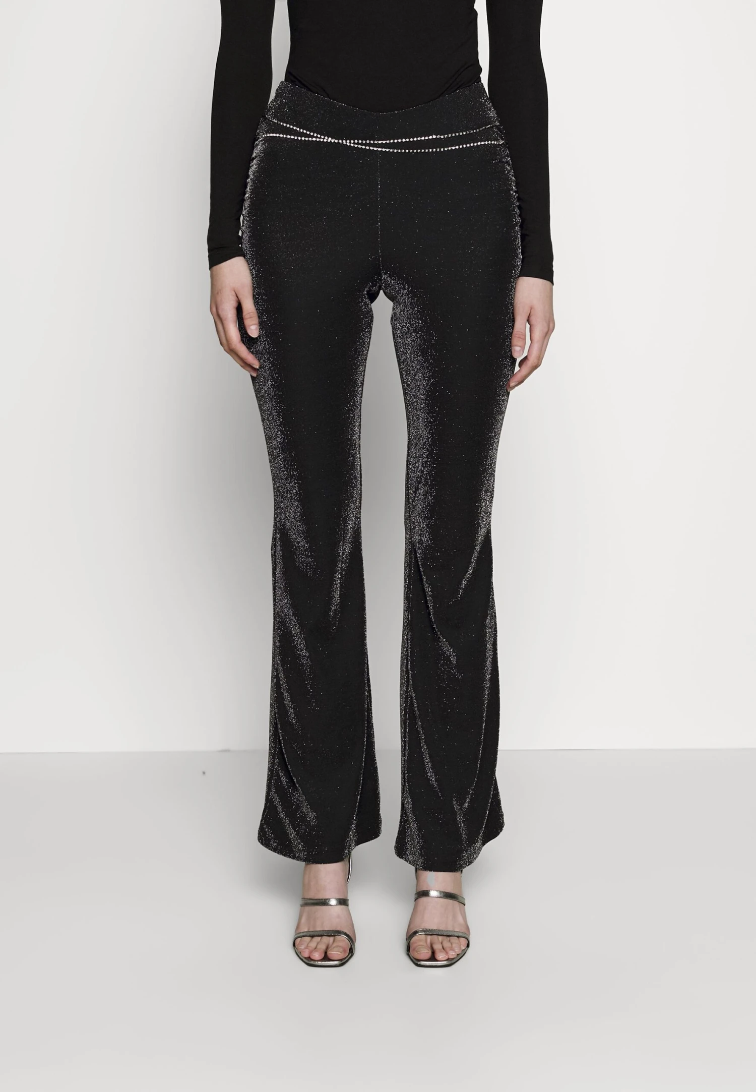 Pantaloni - - Black- Silver 3 Pantaloni - - Black- Silver