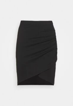 Even&Odd Asymetric Overlap Wrap Mini High Waisted SkirtGonna A TubinoBlack Donna Gonne EV421B09X-Q11 -Even&Odd 26ec337f6164479d83b7661e14b9402f