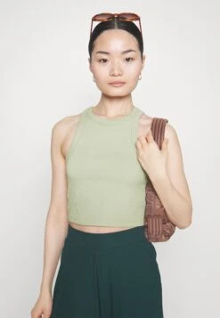 3 PackTopBeige/Green/Black Donna T-shirt E Top EVF21D04U-B11 -Even&Odd 280ea263df4642c982094419479d5e57