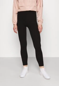 Even&Odd High Waisted Leggings 2 Pack LeggingsBlack/Mottled Dark Grey Donna Pantaloni EV421A08C-Q12 -Even&Odd 2b82dd7f3d5d44d29470294bd599e26e