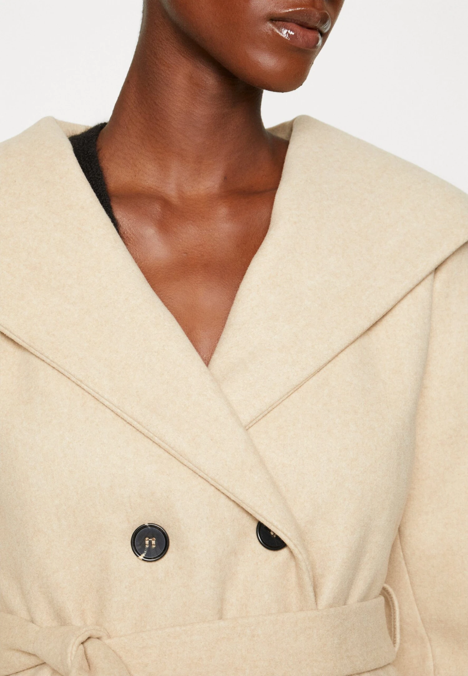 Cappotto CortoBeige Donna Cappotti EVI21U003-B11 8 Cappotto CortoBeige Donna Cappotti EVI21U003-B11 - immagine 6