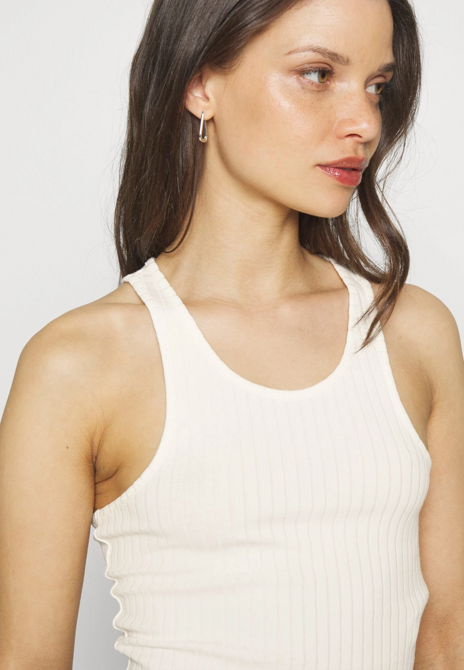 Wide Rib 2 PackTopWhite/Light Blue Donna T-shirt E Top EVF21D04W-A11 8 Wide Rib 2 PackTopWhite/Light Blue Donna T-shirt E Top EVF21D04W-A11 - immagine 6