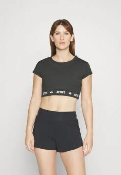 T-Shirt Con StampaBlack Donna Abbigliamento EV941D05W-Q11