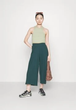 3 PackTopBeige/Green/Black Donna T-shirt E Top EVF21D04U-B11