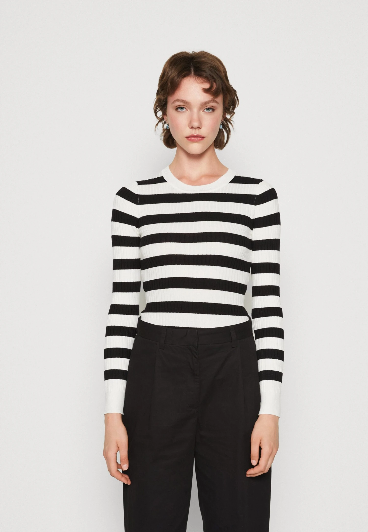 Even&Odd MaglioneBlack/White Donna Maglieria EV421I0AQ-Q12 3 Even&Odd MaglioneBlack/White Donna Maglieria EV421I0AQ-Q12