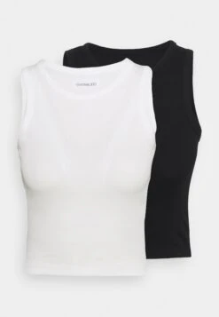 Even&Odd 2 PackTopBlack/White Donna T-shirt E Top EV421D1BI-Q11 -Even&Odd 49e33aca69f94d5e874b246a73a70147