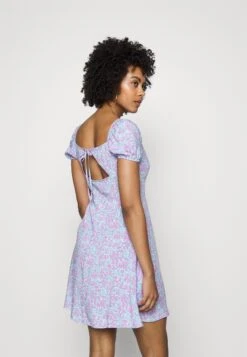 Even&Odd Vestito Estivo - Blue/Purple -Even&Odd 4ad540ecbb69458e8b106c45eb5a96cb