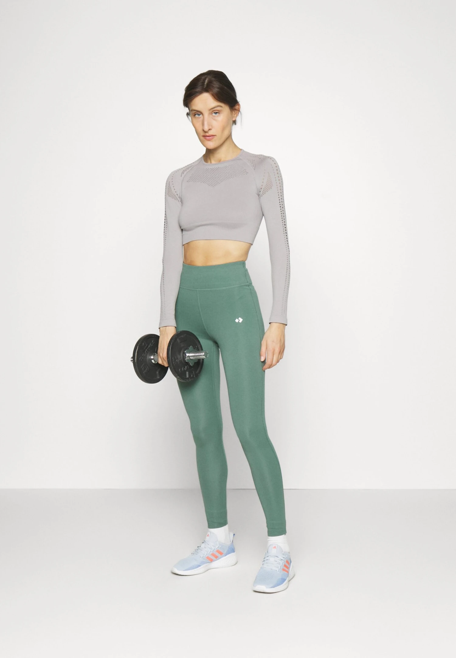 Maglietta A Manica LungaGrey Donna Abbigliamento EV941D03U-C11 4 Maglietta A Manica LungaGrey Donna Abbigliamento EV941D03U-C11 - immagine 2