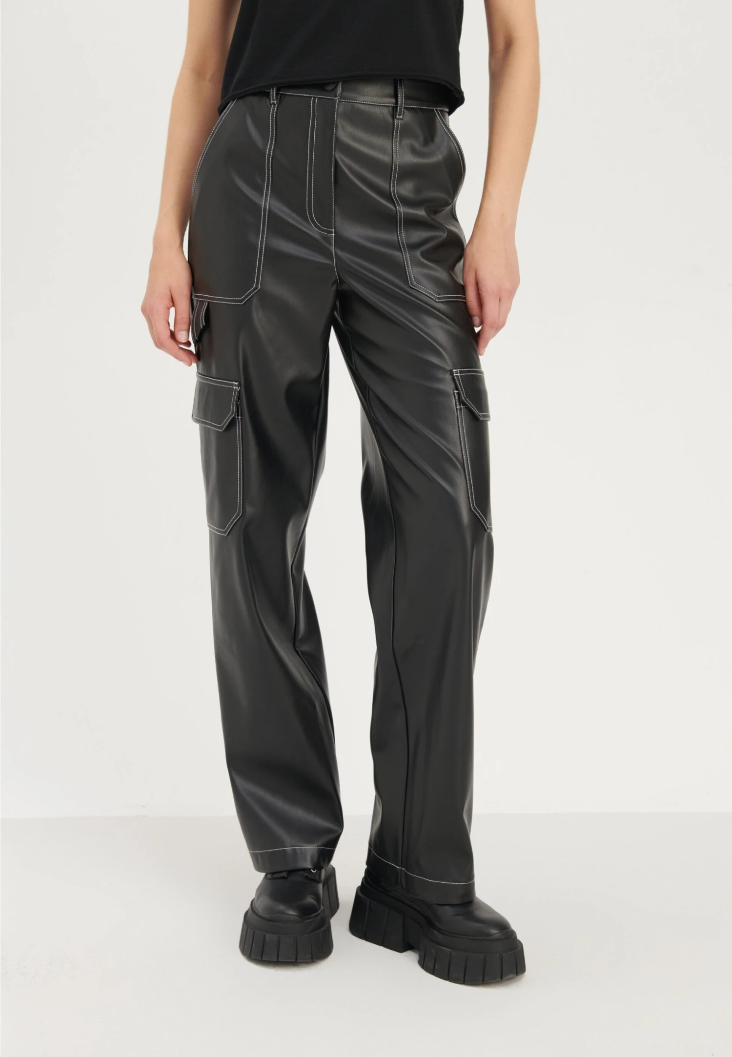 Even&Odd Pantaloni CargoBlack Donna Pantaloni EV421A0DQ-Q11 3 Even&Odd Pantaloni CargoBlack Donna Pantaloni EV421A0DQ-Q11