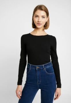 Even&Odd Maglietta A Manica LungaBlack Donna T-shirt E Top EV421D19U-Q11