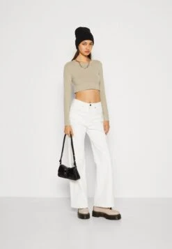 Even&Odd 2 PackMaglietta A Manica LungaBlack/Khaki Donna T-shirt E Top EV421D26S-Q11