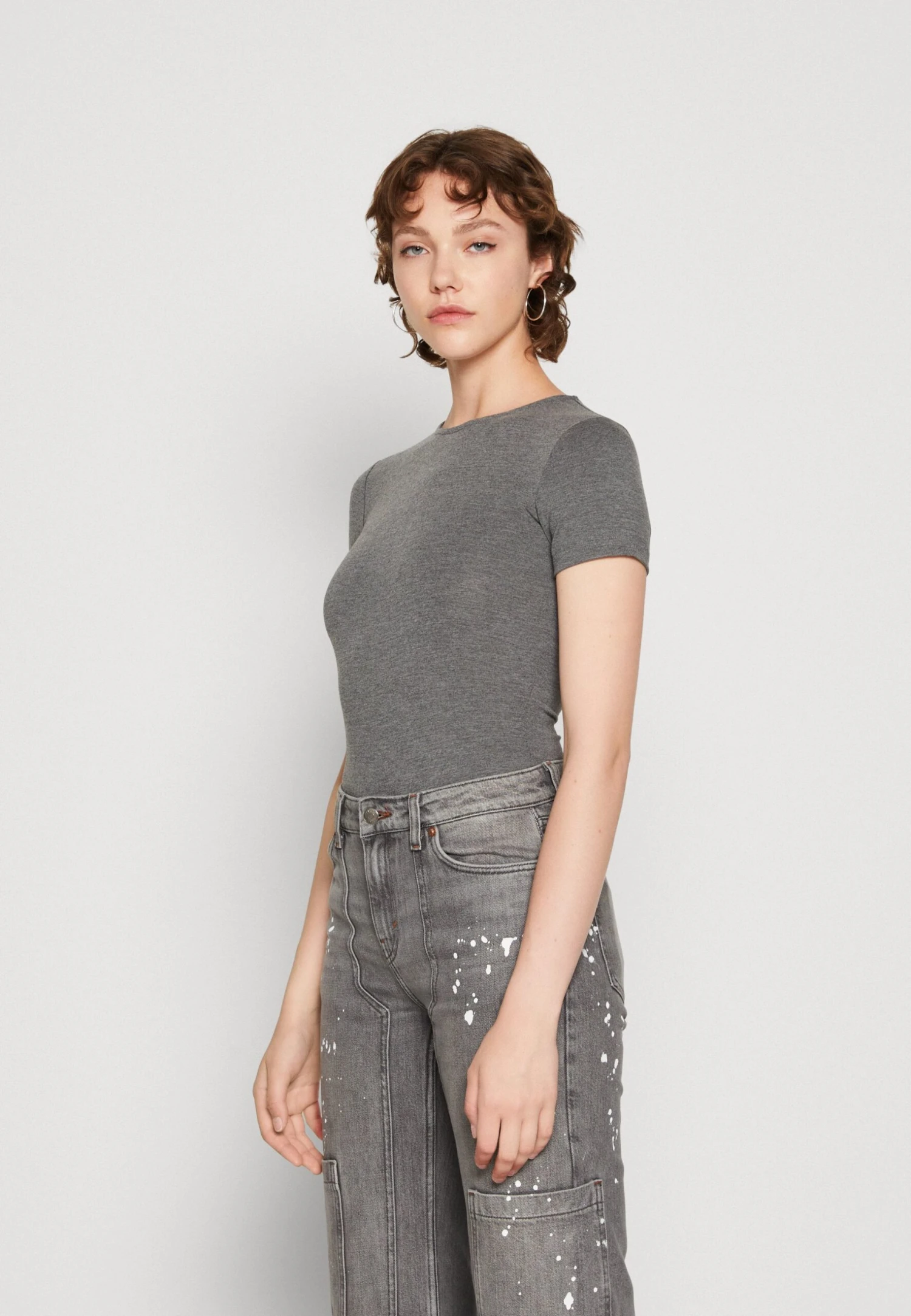 Even&Odd 2 PackT-Shirt BasicBlue/Mottled Dark Grey Donna T-shirt E Top EV421D223-K11 6 Even&Odd 2 PackT-Shirt BasicBlue/Mottled Dark Grey Donna T-shirt E Top EV421D223-K11 - immagine 4