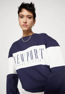 Even&Odd FelpaDark Blue/White Donna Felpe EV421J0DQ-K11 -Even&Odd 59823dfde7f14f57a69f50eaf60b5e29