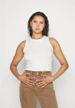 Even&Odd 2 PackTopOff-White/Dark Brown Donna T-shirt E Top EV421D1BI-A12 -Even&Odd 5e9b2681c81f4aa0ac734d59e2f33b6f