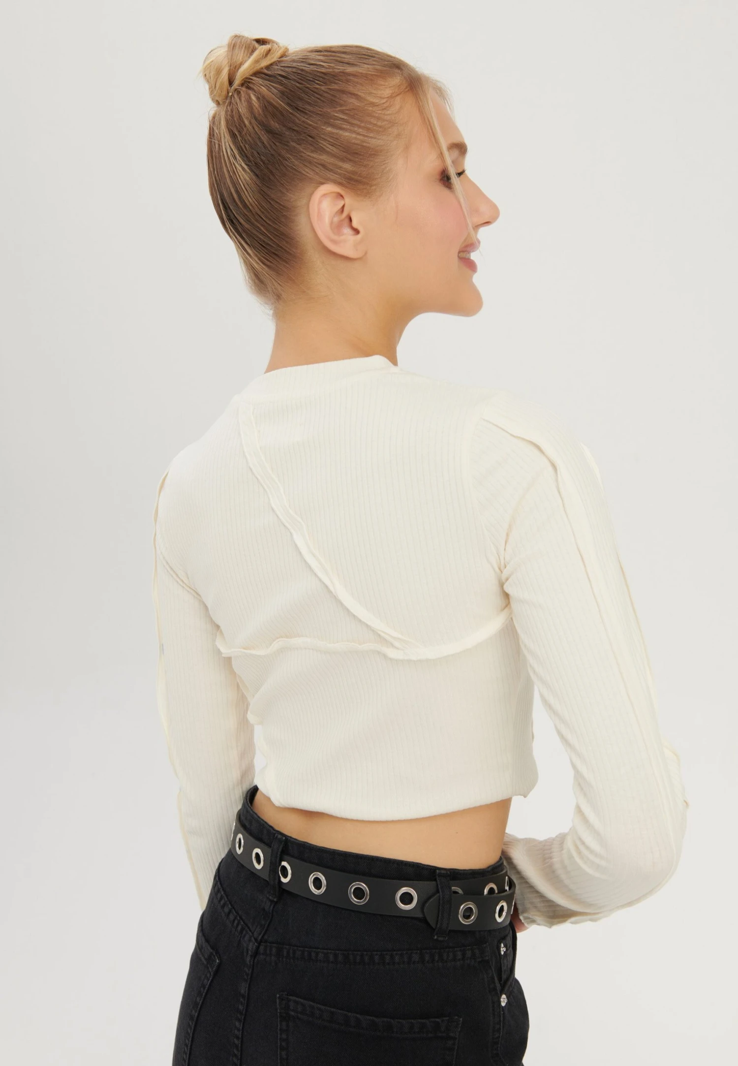 Even&Odd Maglietta A Manica LungaOff-White Donna T-shirt E Top EV421D24O-A11 5 Even&Odd Maglietta A Manica LungaOff-White Donna T-shirt E Top EV421D24O-A11 - immagine 3