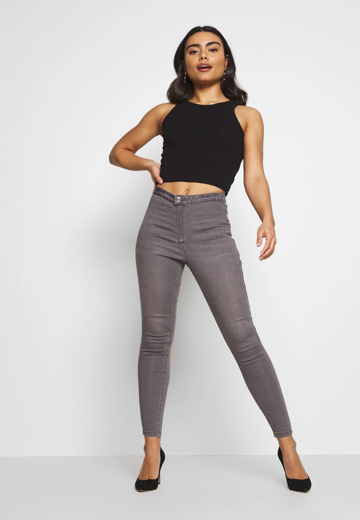 2 PackTopLight Grey/Black Donna T-shirt E Top EVF21D01W-C11 4 2 PackTopLight Grey/Black Donna T-shirt E Top EVF21D01W-C11 - immagine 2