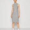Even&Odd Perkin Neck Midi Bodycon DressVestito Di MaglinaMottled Grey Donna Vestiti EV421C1DK-C11 -Even&Odd 64cd9e69fa1647f28b9d62bfd0a056af