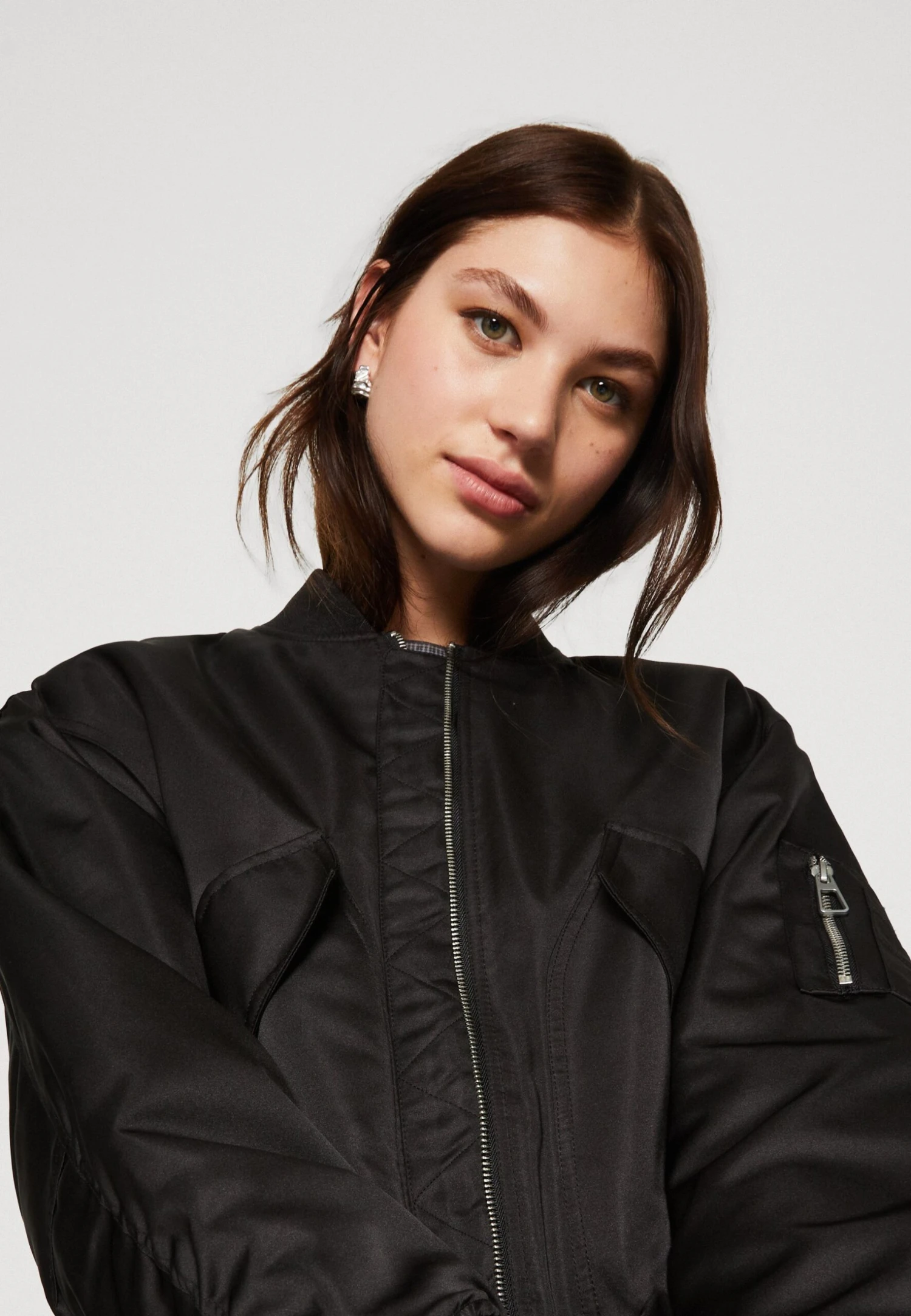 Even&Odd Giubbotto BomberBlack Donna Giacche E Blazer EV421U037-Q11 6 Even&Odd Giubbotto BomberBlack Donna Giacche E Blazer EV421U037-Q11 - immagine 4