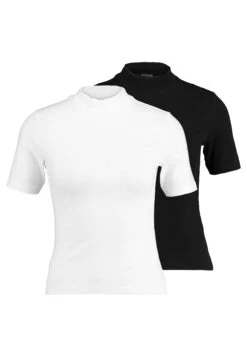 2Er PackT-Shirt BasicWhite/Black Donna T-shirt E Top EVF21D01P-A11