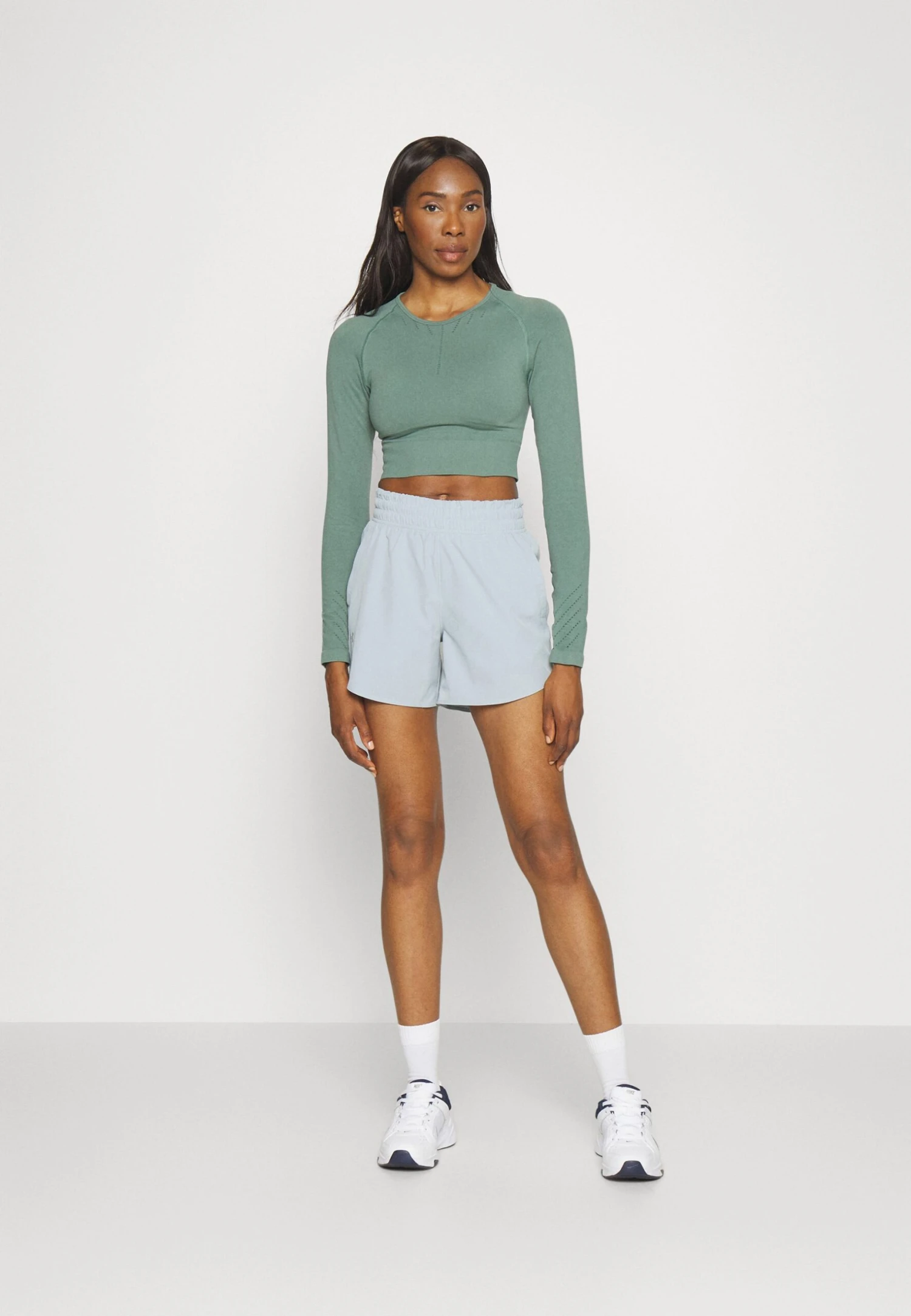 Maglietta A Manica LungaDark Green Donna Abbigliamento EV941D05T-M11 4 Maglietta A Manica LungaDark Green Donna Abbigliamento EV941D05T-M11 - immagine 2