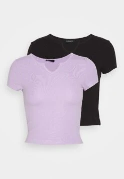Even&Odd 2 PackT-Shirt BasicBlack/Purple Donna T-shirt E Top EV421D24U-Q11 16 Even&Odd 2 PackT-Shirt BasicBlack/Purple Donna T-shirt E Top EV421D24U-Q11 -Even&Odd 6d7d2953f2954ba68e99263bf0da4095