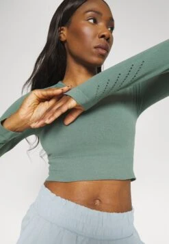 Maglietta A Manica LungaDark Green Donna Abbigliamento EV941D05T-M11 13 Maglietta A Manica LungaDark Green Donna Abbigliamento EV941D05T-M11 -Even&Odd 700017c724f24b8393355a0feaf5532c