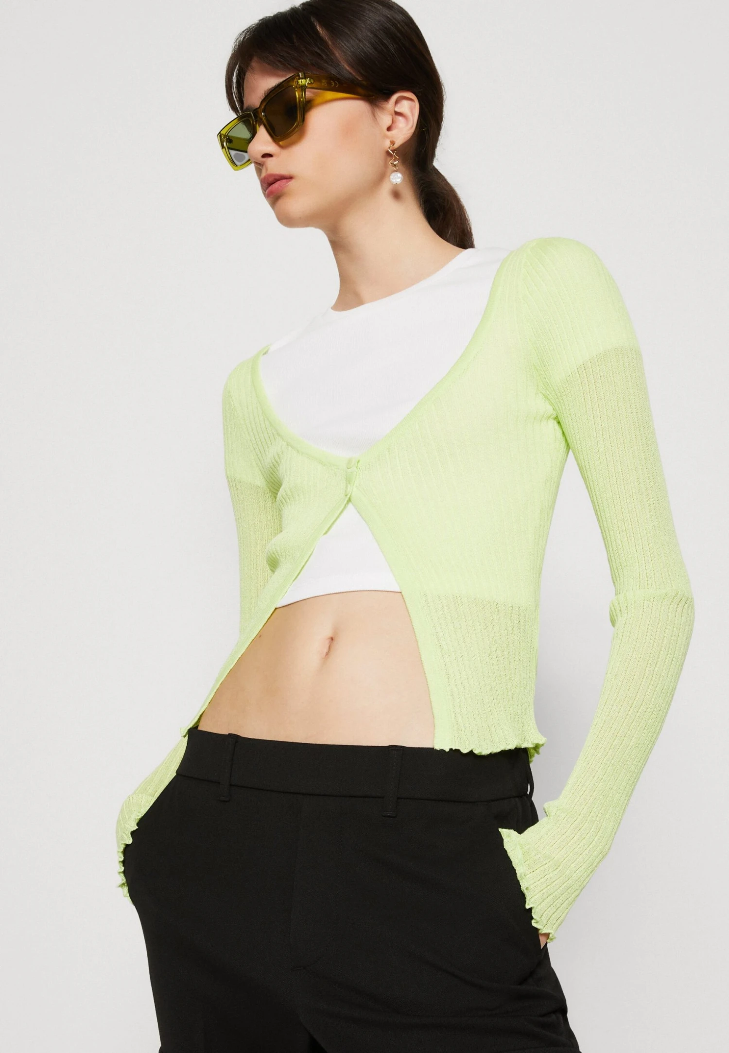 Even&Odd CardiganLight Green Donna Maglieria EV421I0HW-M11 3 Even&Odd CardiganLight Green Donna Maglieria EV421I0HW-M11