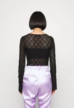 Maglietta A Manica LungaBlack Donna T-shirt E Top EVF21D050-Q11 -Even&Odd 808dc38dadc948b29c6b72c559d8e038