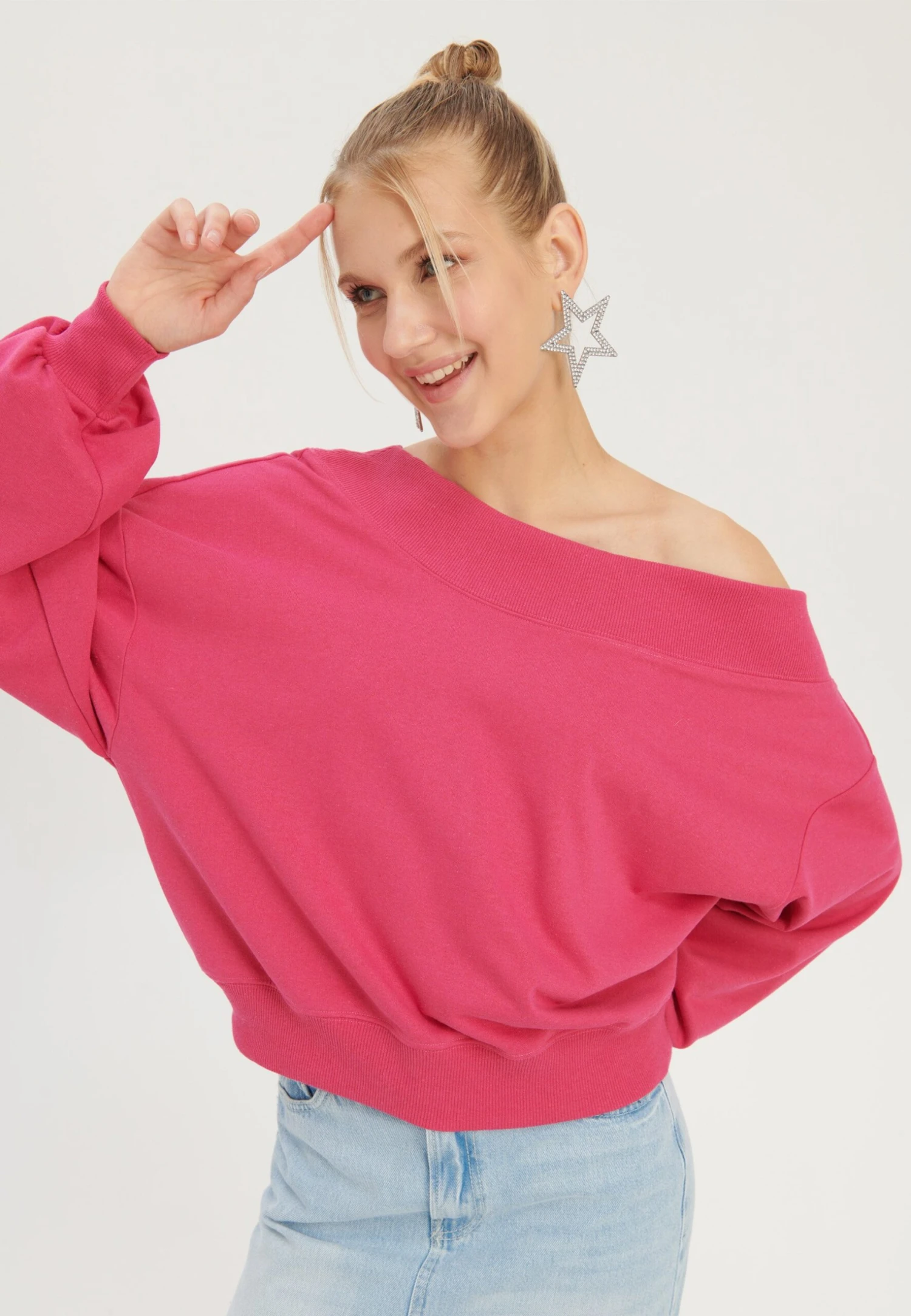 Even&Odd FelpaPink Donna Felpe EV421J0DO-J11 3 Even&Odd FelpaPink Donna Felpe EV421J0DO-J11