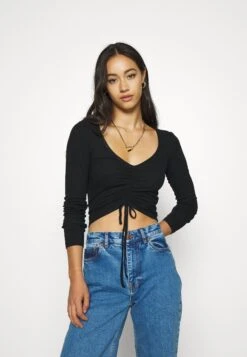 Even&Odd Maglietta A Manica LungaBlack Donna T-shirt E Top EV421D1H5-Q11