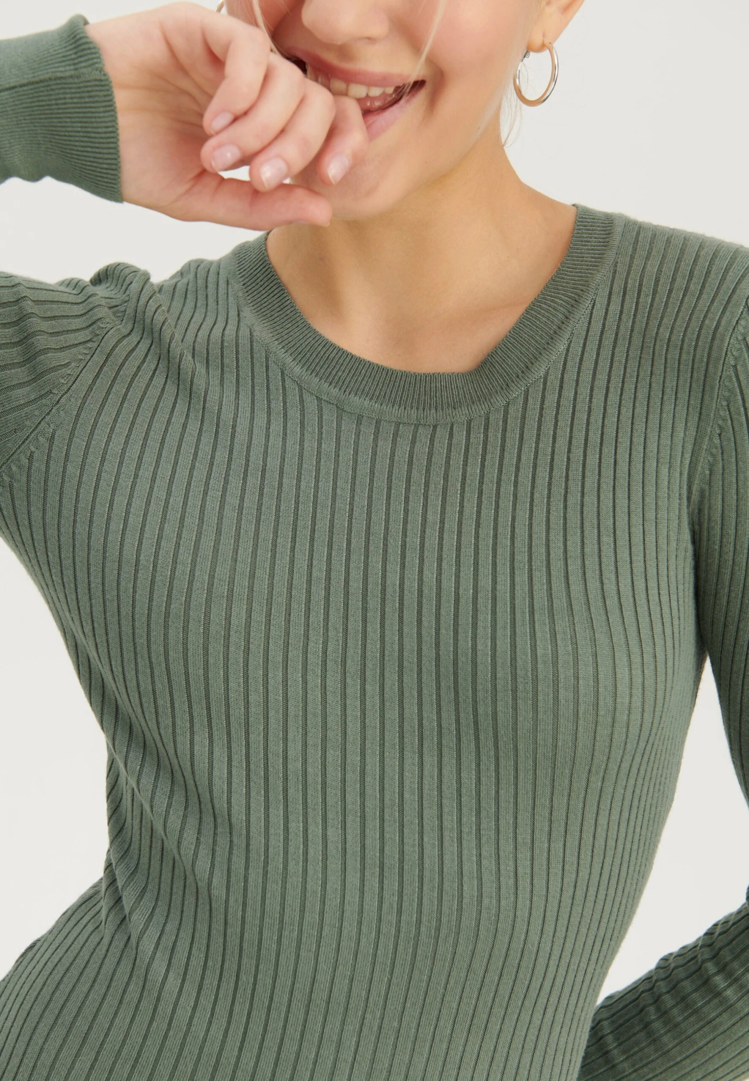 Even&Odd MaglioneLight Green Donna Maglieria EV421I0AQ-M13 7 Even&Odd MaglioneLight Green Donna Maglieria EV421I0AQ-M13 - immagine 5