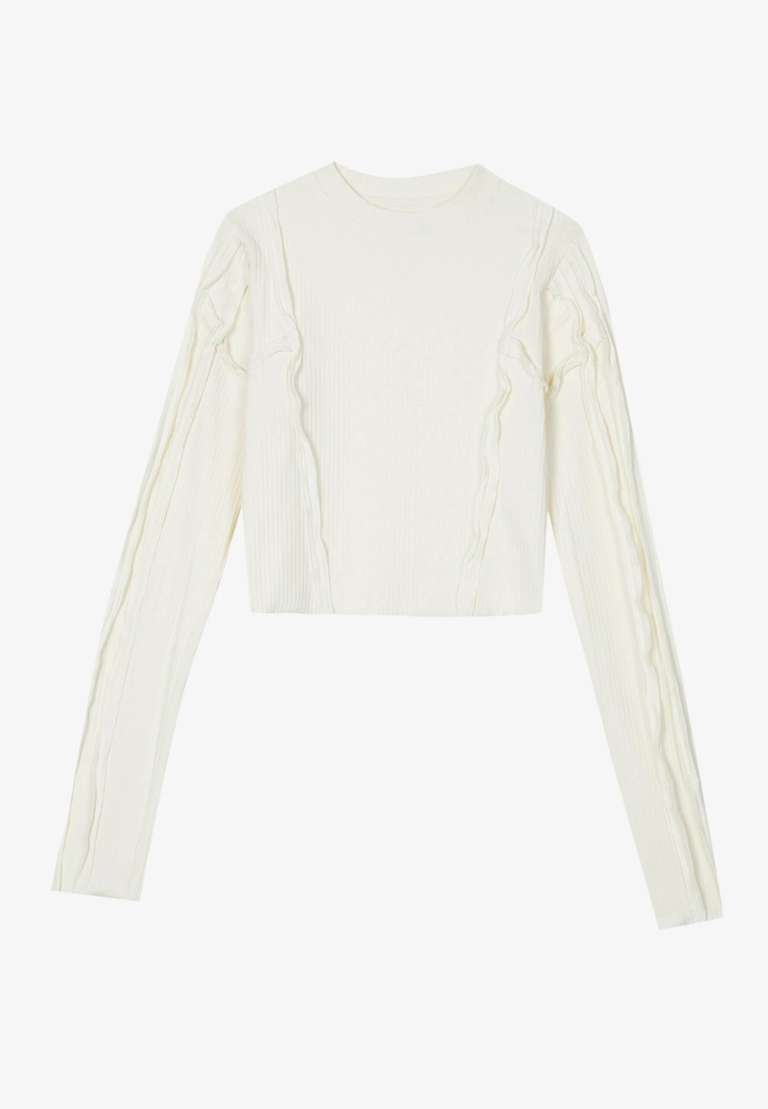 Even&Odd Maglietta A Manica LungaOff-White Donna T-shirt E Top EV421D24O-A11 7 Even&Odd Maglietta A Manica LungaOff-White Donna T-shirt E Top EV421D24O-A11 - immagine 5