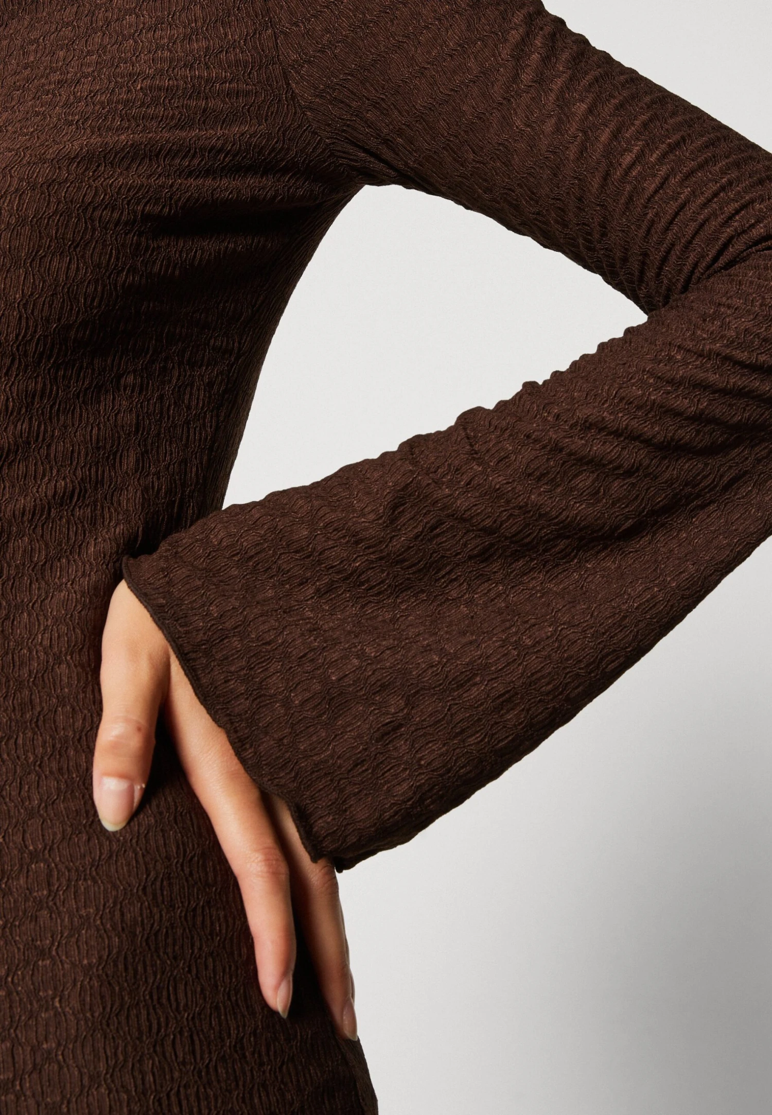 Even&Odd Vestito Di Maglina - Dark Brown 8 Even&Odd Vestito Di Maglina - Dark Brown - immagine 6