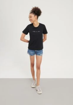 Even&Odd 2 PackT-Shirt Con StampaTeal/Black Donna T-shirt E Top EV421D25W-P11 -Even&Odd 98938240b89e4b928b81f1d14a3c99e6