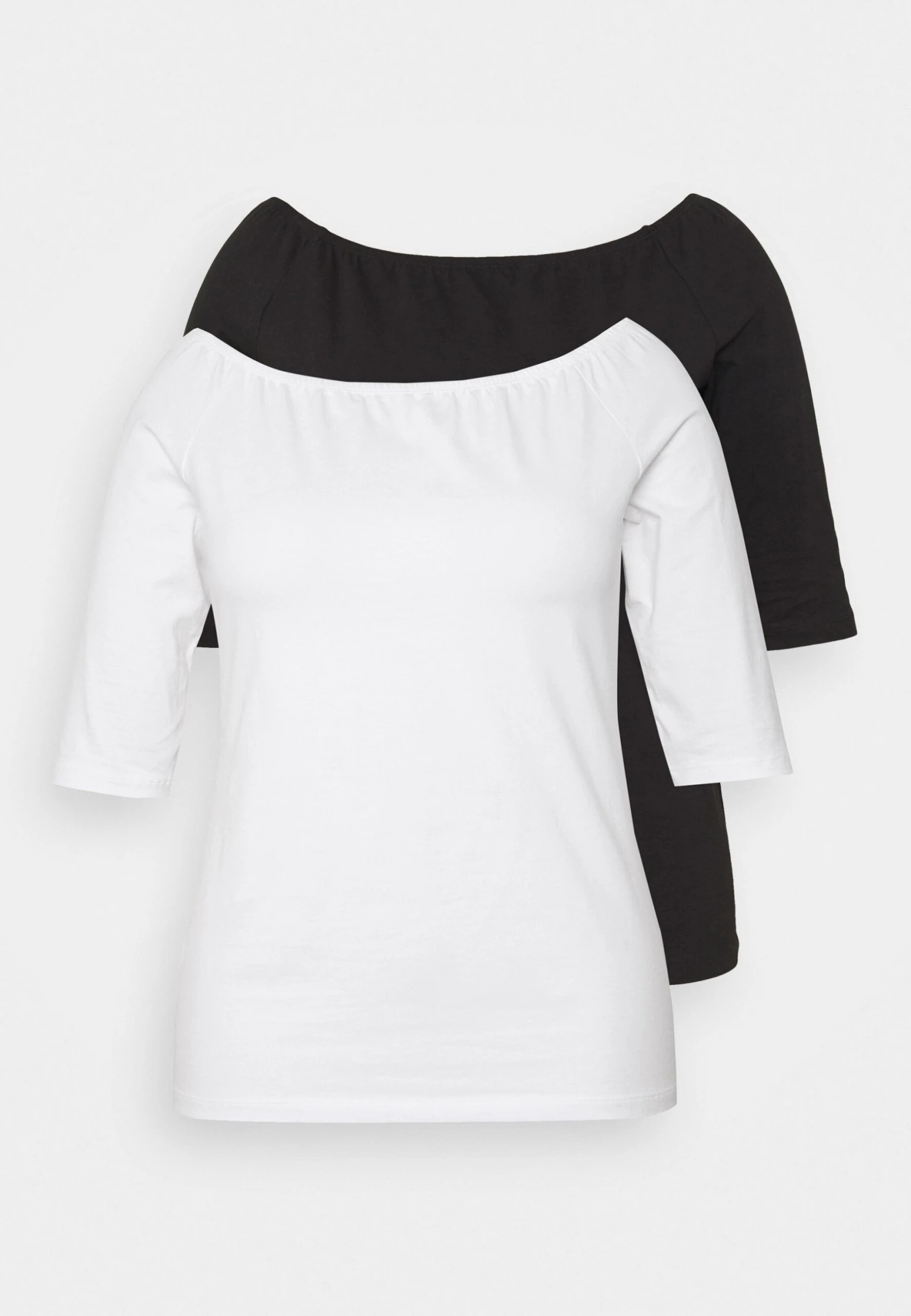 2 PackT-Shirt BasicWhite/Black Donna T-shirt E Top EVB21D01U-A11 6 2 PackT-Shirt BasicWhite/Black Donna T-shirt E Top EVB21D01U-A11 - immagine 4