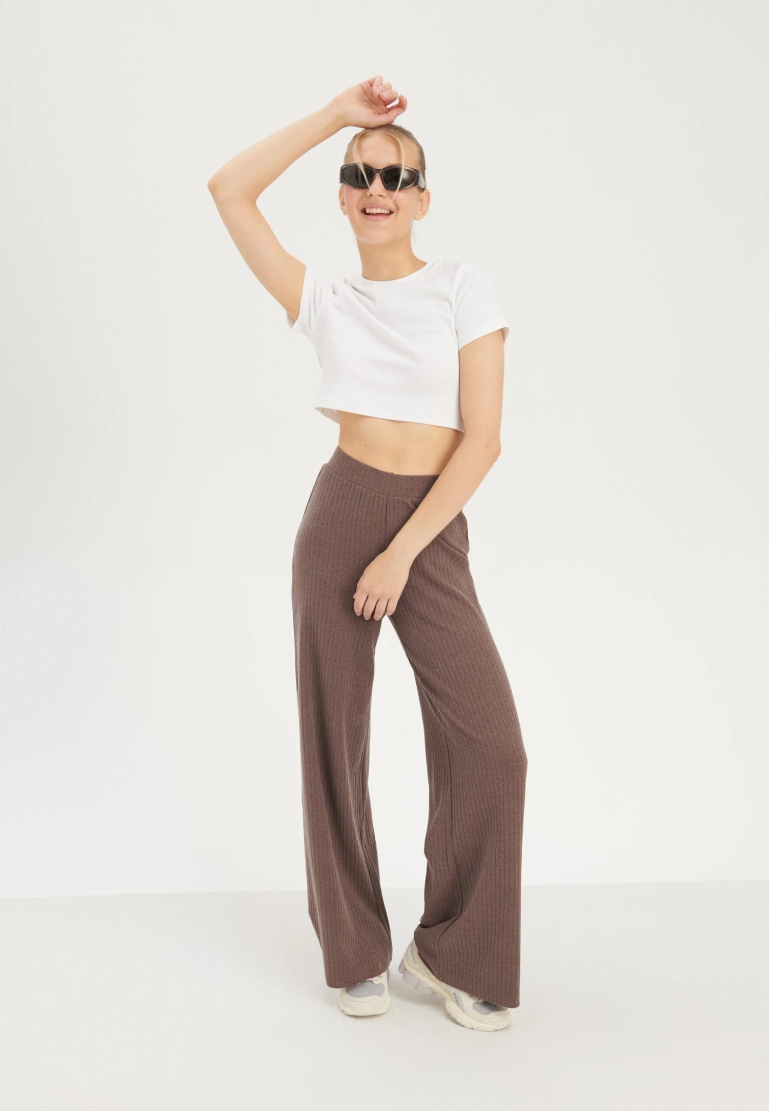 Even&Odd Pantaloni SportiviMottled Dark Brown Donna Pantaloni EV421A0BA-O13 4 Even&Odd Pantaloni SportiviMottled Dark Brown Donna Pantaloni EV421A0BA-O13 - immagine 2