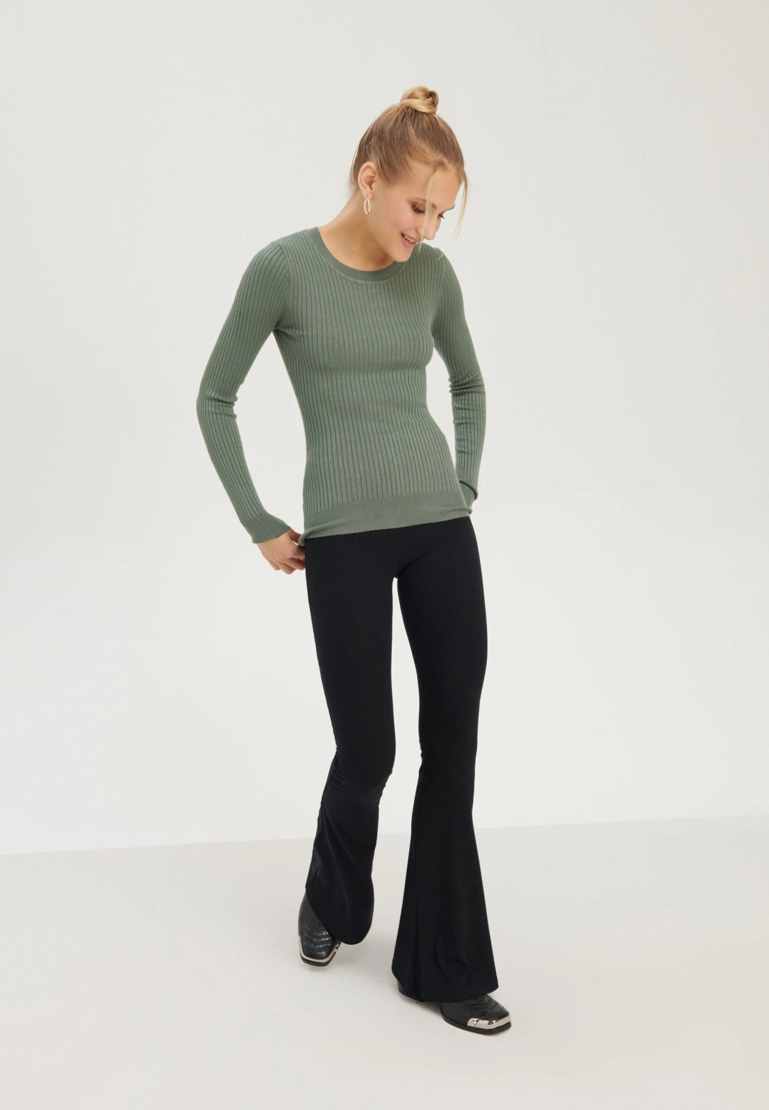 Even&Odd MaglioneLight Green Donna Maglieria EV421I0AQ-M13 4 Even&Odd MaglioneLight Green Donna Maglieria EV421I0AQ-M13 - immagine 2