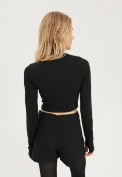 Even&Odd Maglietta A Manica LungaBlack Donna T-shirt E Top EV421D266-Q11 -Even&Odd afa83396371f489db14a648377a9963b