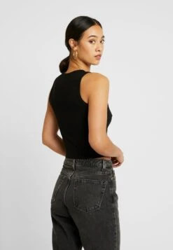 Even&Odd Cropped TankTopBlack Donna T-shirt E Top EV421D1BH-Q11 -Even&Odd afc24b4a441540bb86d156aaad691881