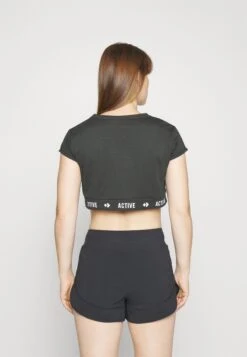 T-Shirt Con StampaBlack Donna Abbigliamento EV941D05W-Q11 -Even&Odd b0c05e100be74b37a9031f5e24b0d424