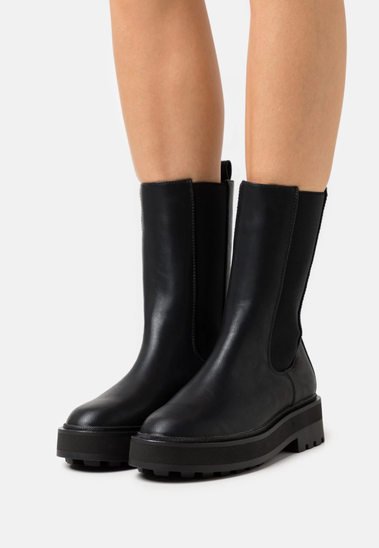 Stivali Con PlateauBlack Donna Stivali EVC11N01J-Q11 3 Stivali Con PlateauBlack Donna Stivali EVC11N01J-Q11