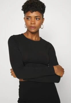 Even&Odd 2 PackMaglietta A Manica LungaWhite/Black Donna T-shirt E Top EV421D1H4-A11 -Even&Odd b8f7aaa0685c4316b869eeed099a6ff8