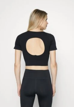 T-Shirt Con StampaBlack Donna Abbigliamento EV941D05R-Q11 -Even&Odd b9120d188422415b9c8e49c499e3eaa5